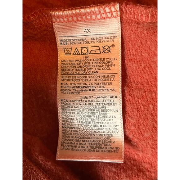 NWT Old Navy Plus Size Rust Color Joggers Elastic Waist Drawstring Size 4X - Picture 5 of 6